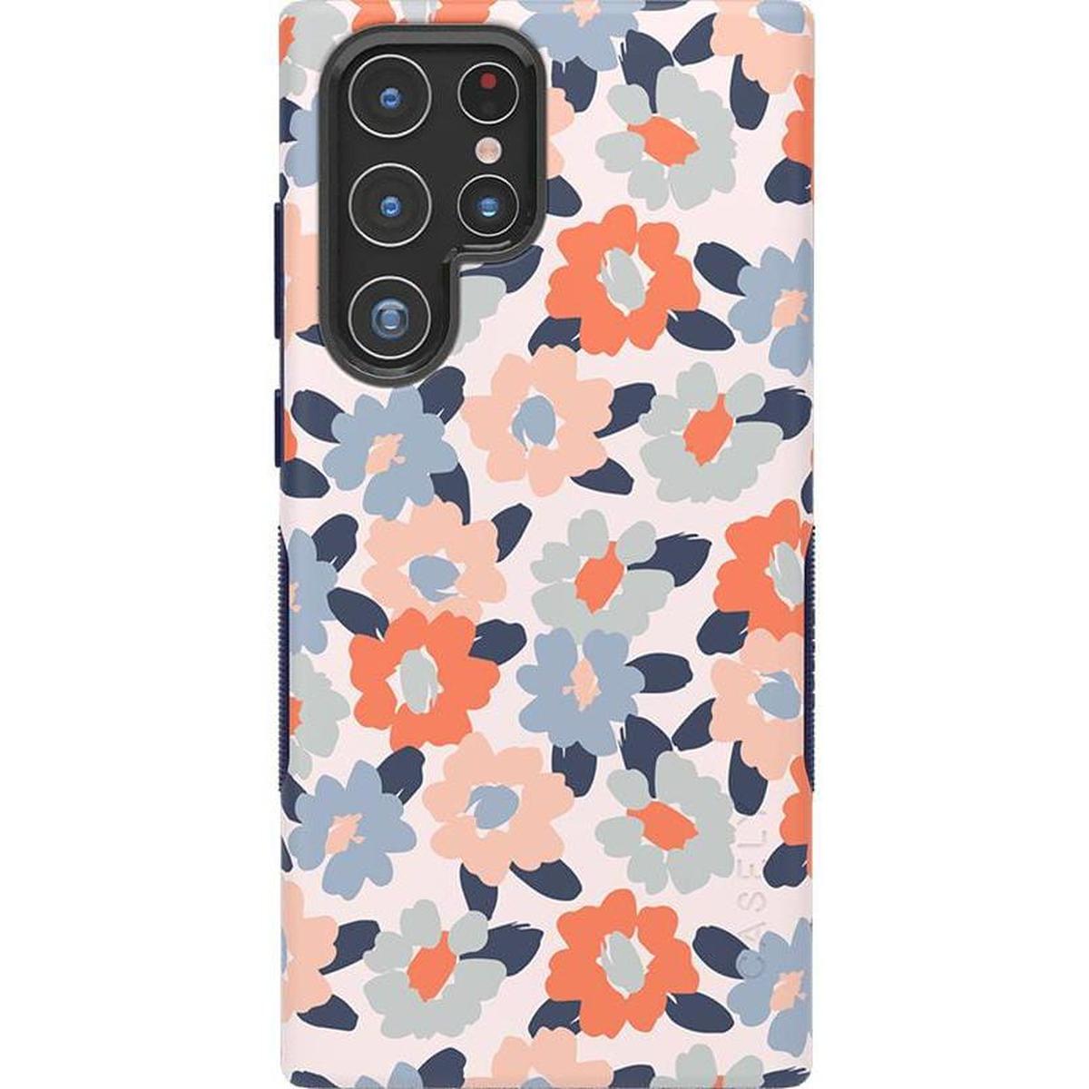 Field of Flowers | Pastel Floral Samsung Case Samsung Case get.casely Bold Galaxy S22 Ultra