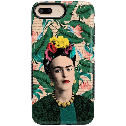Find Your Muse | Frida Kahlo Portrait Floral Case iPhone Case get.casely Bold iPhone 6/7/8 Plus