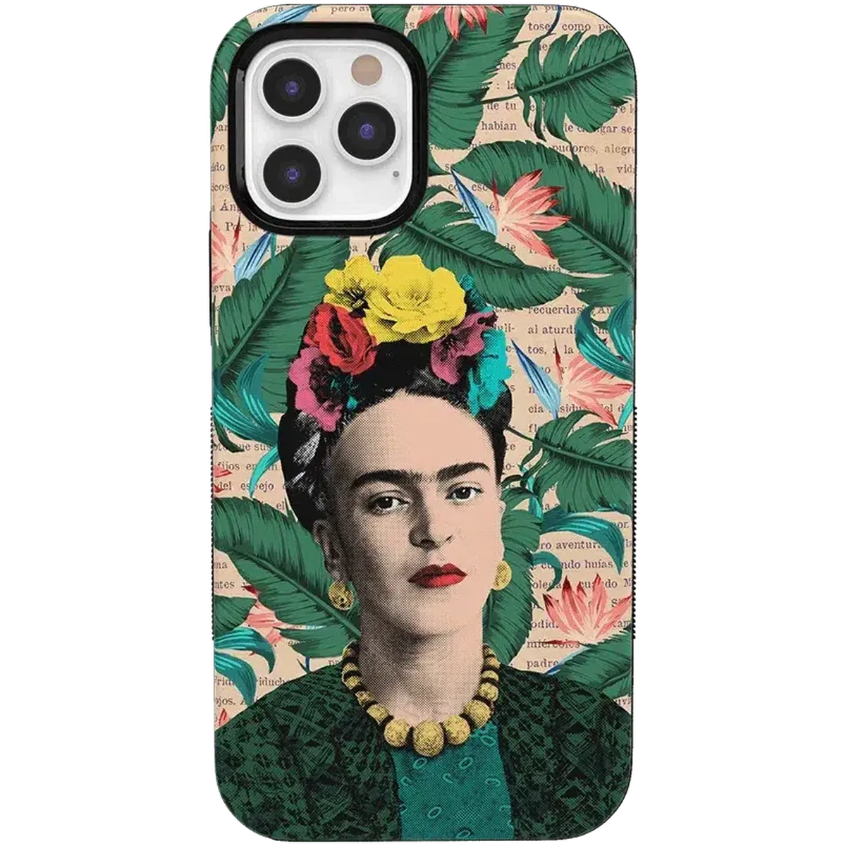 Find Your Muse | Frida Kahlo Portrait Floral Case iPhone Case get.casely Bold + MagSafe® iPhone 12 Pro Max