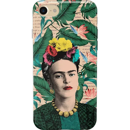 Find Your Muse | Frida Kahlo Portrait Floral Case iPhone Case get.casely Classic iPhone SE (2020 & 2022)