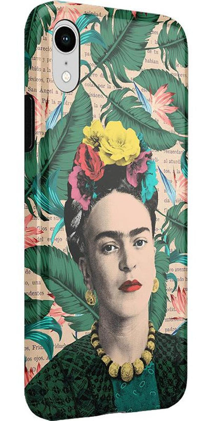 Find Your Muse | Frida Kahlo Portrait Floral Case iPhone Case get.casely