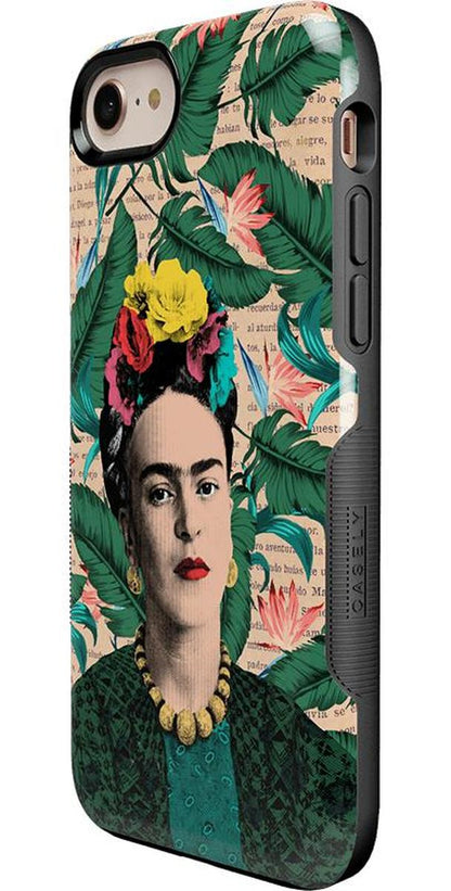 Find Your Muse | Frida Kahlo Portrait Floral Case iPhone Case get.casely