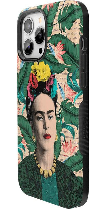 Find Your Muse | Frida Kahlo Portrait Floral Case iPhone Case get.casely