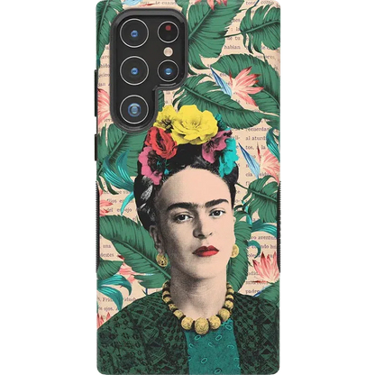 Find Your Muse | Frida Kahlo Portrait Samsung Case Samsung Case get.casely Bold Galaxy S22 Ultra