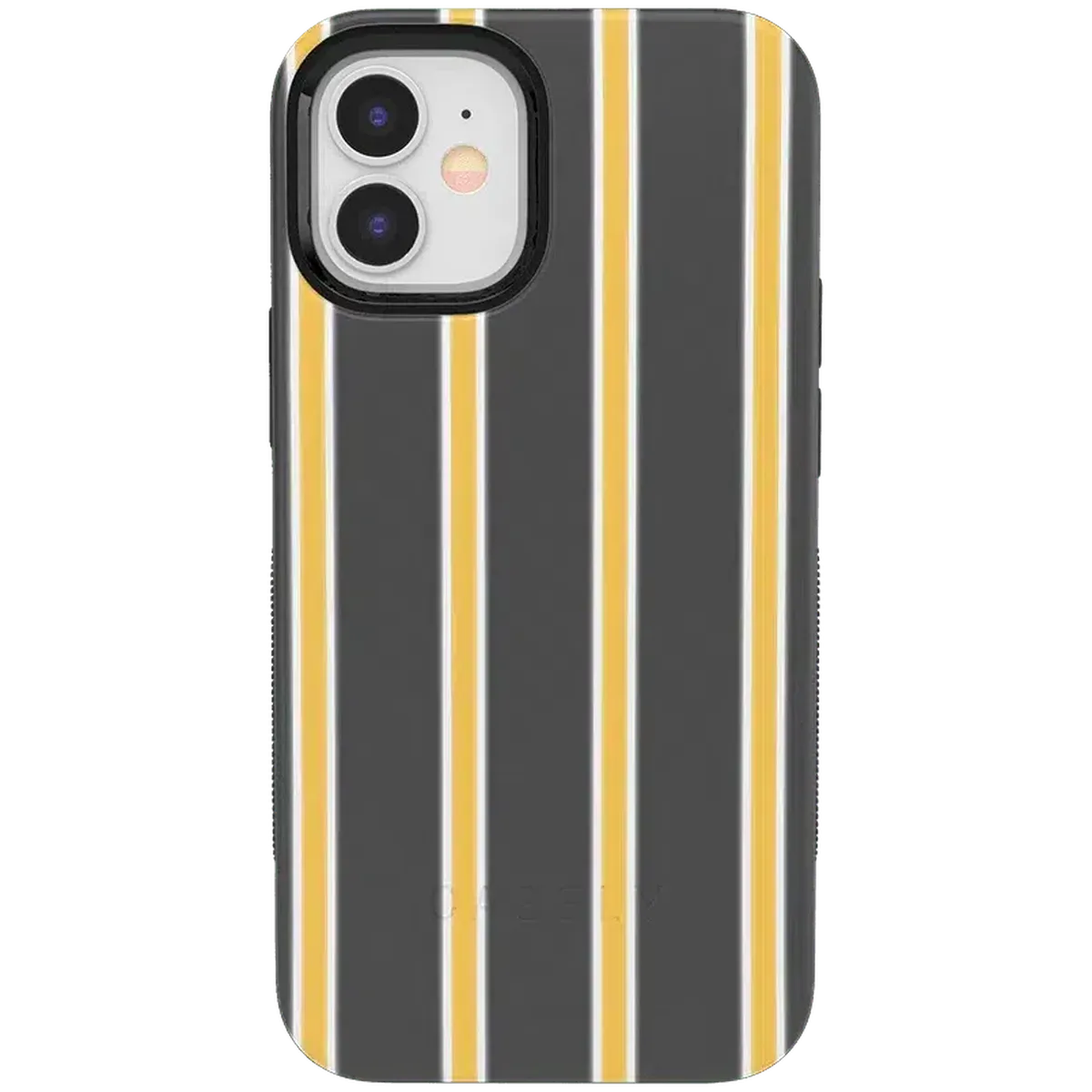 Fine Lines | Mustard Yellow Pinstripe iPhone Case iPhone Case get.casely Bold iPhone 12 Mini