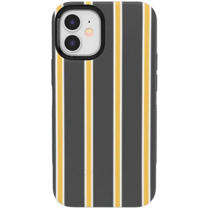 Fine Lines | Mustard Yellow Pinstripe iPhone Case iPhone Case get.casely Bold iPhone 12 Mini