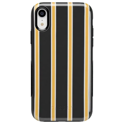 Fine Lines | Mustard Yellow Pinstripe iPhone Case iPhone Case get.casely Bold iPhone XR