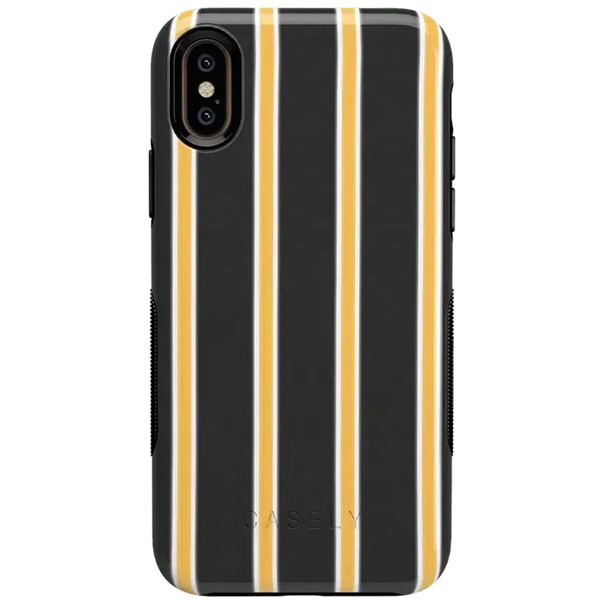 Fine Lines | Mustard Yellow Pinstripe iPhone Case iPhone Case get.casely Bold iPhone XS Max