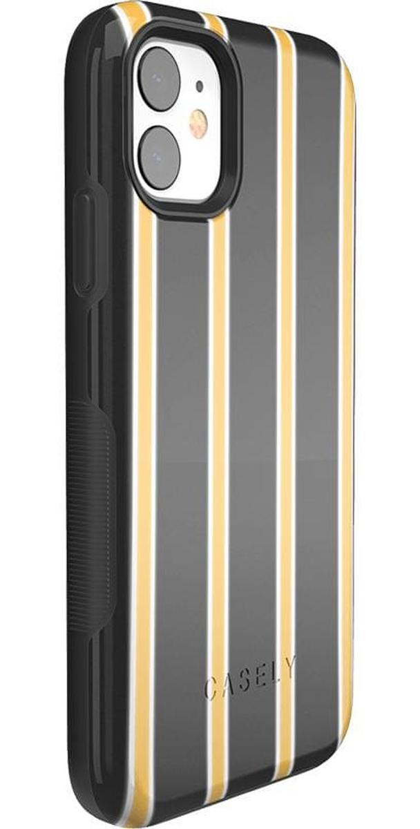 Fine Lines | Mustard Yellow Pinstripe iPhone Case iPhone Case get.casely
