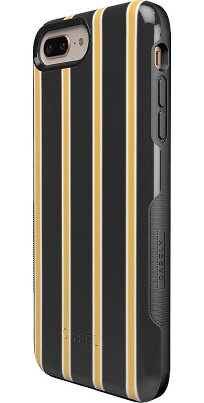Fine Lines | Mustard Yellow Pinstripe iPhone Case iPhone Case get.casely