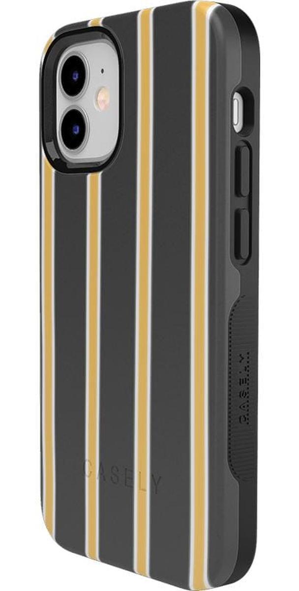 Fine Lines | Mustard Yellow Pinstripe iPhone Case iPhone Case get.casely