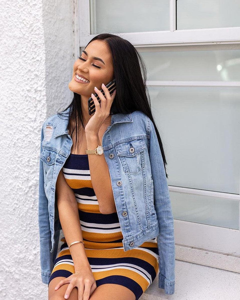 Fine Lines | Mustard Yellow Pinstripe iPhone Case iPhone Case get.casely