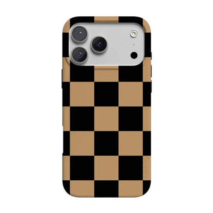 Fit Check | Black & Brown Checkerboard Case iPhone Case get.casely Classic + MagSafe® iPhone 17 Pro Max