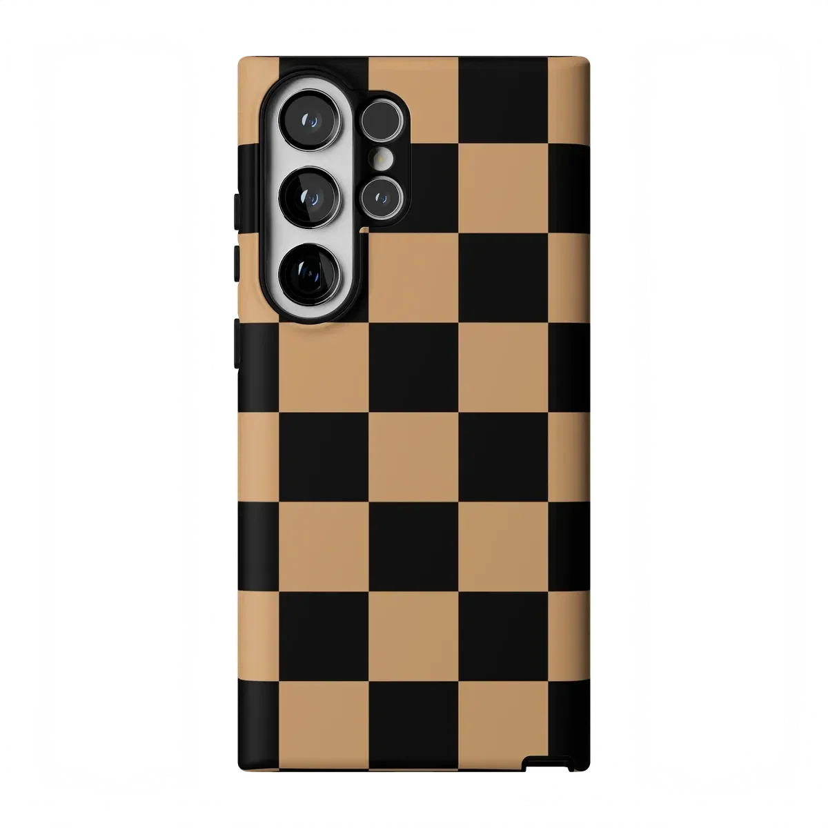 Fit Check | Black & Brown Checkerboard Case iPhone Case get.casely Essential Galaxy S23 Ultra