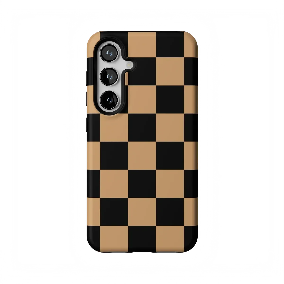 Fit Check | Black & Brown Checkerboard Case iPhone Case get.casely Essential Galaxy S24