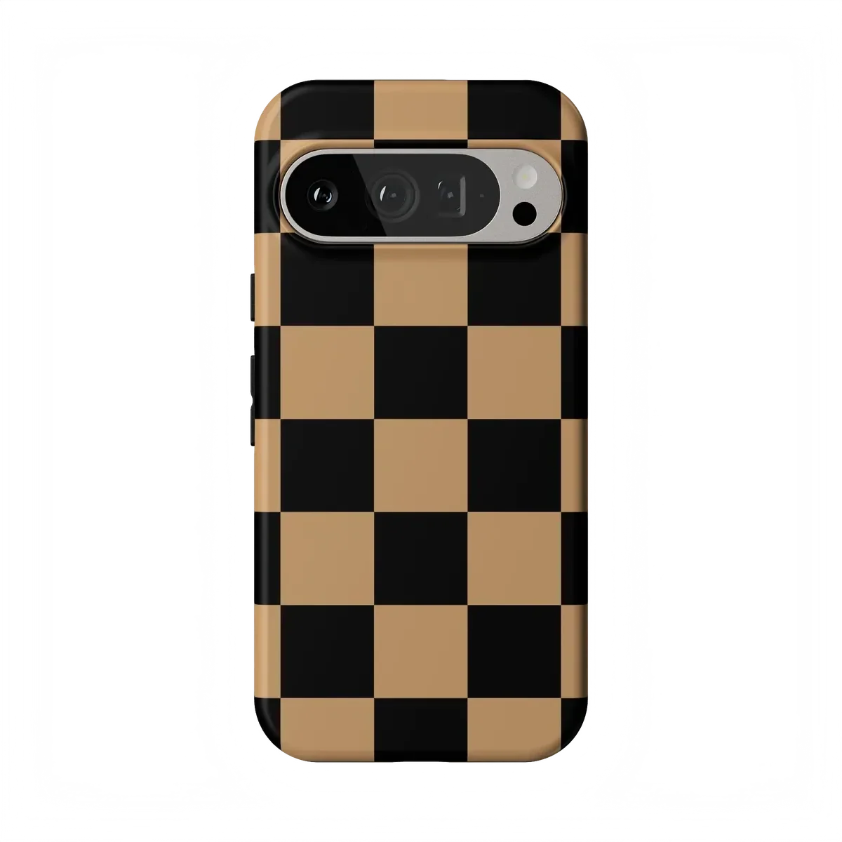 Fit Check | Black & Brown Checkerboard Case iPhone Case get.casely Essential Google Pixel 9 Pro