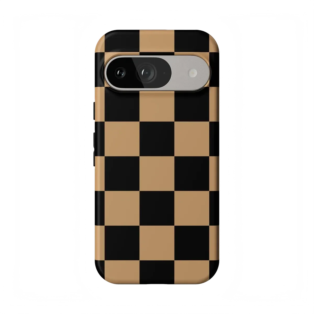 Fit Check | Black & Brown Checkerboard Case iPhone Case get.casely Essential Google Pixel 9