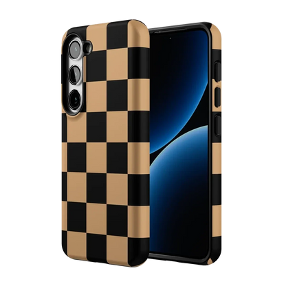 Fit Check | Black & Brown Checkerboard Case iPhone Case get.casely