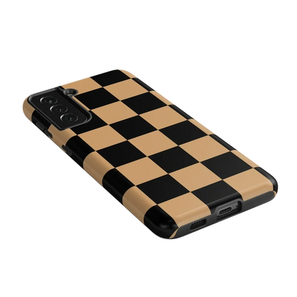 Fit Check | Black & Brown Checkerboard Case iPhone Case get.casely