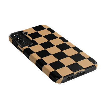 Fit Check | Black & Brown Checkerboard Case iPhone Case get.casely