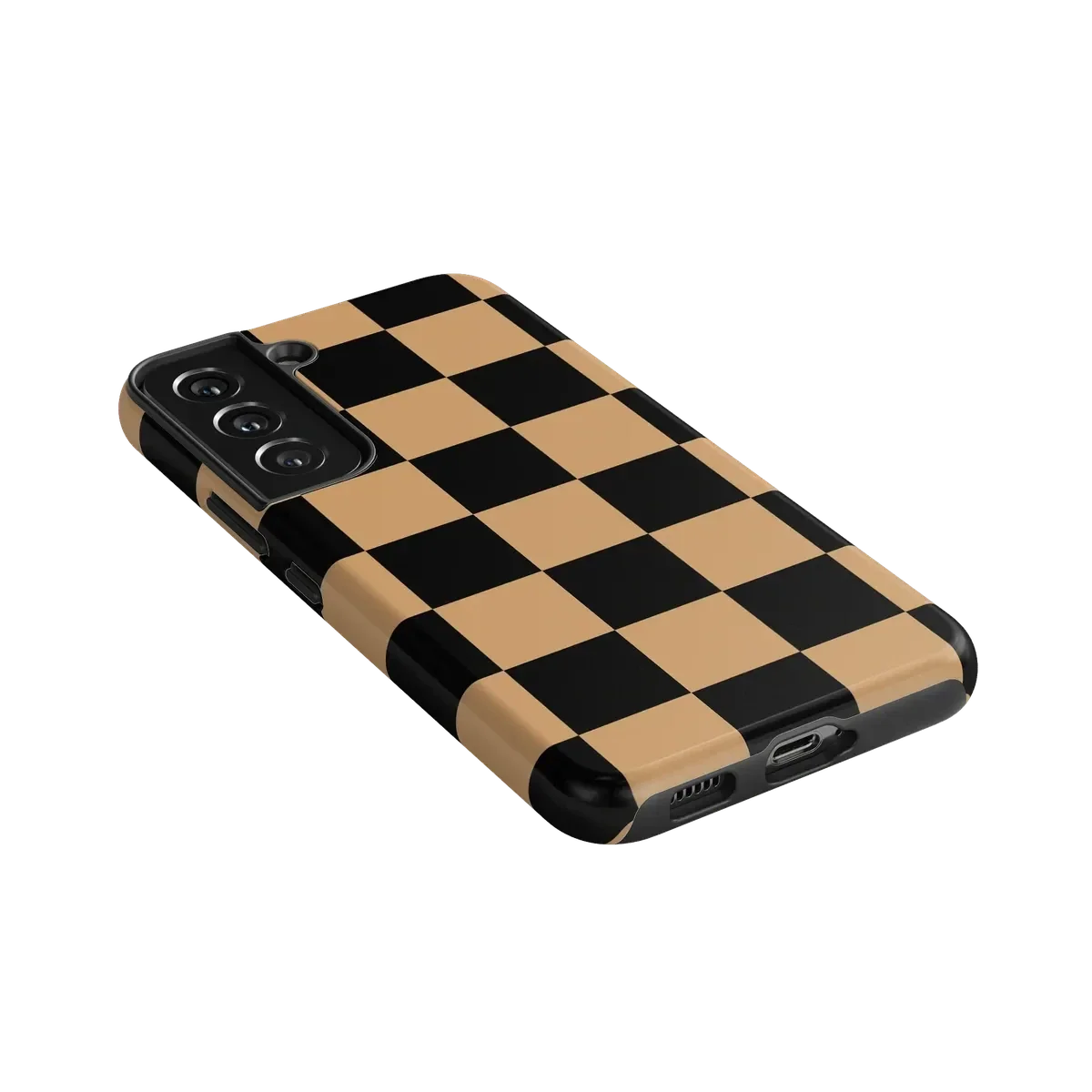 Fit Check | Black & Brown Checkerboard Case iPhone Case get.casely