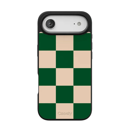 Fit Check | Green Checkerboard Case iPhone Case get.casely Align + MagSafe® iPhone 17 Air