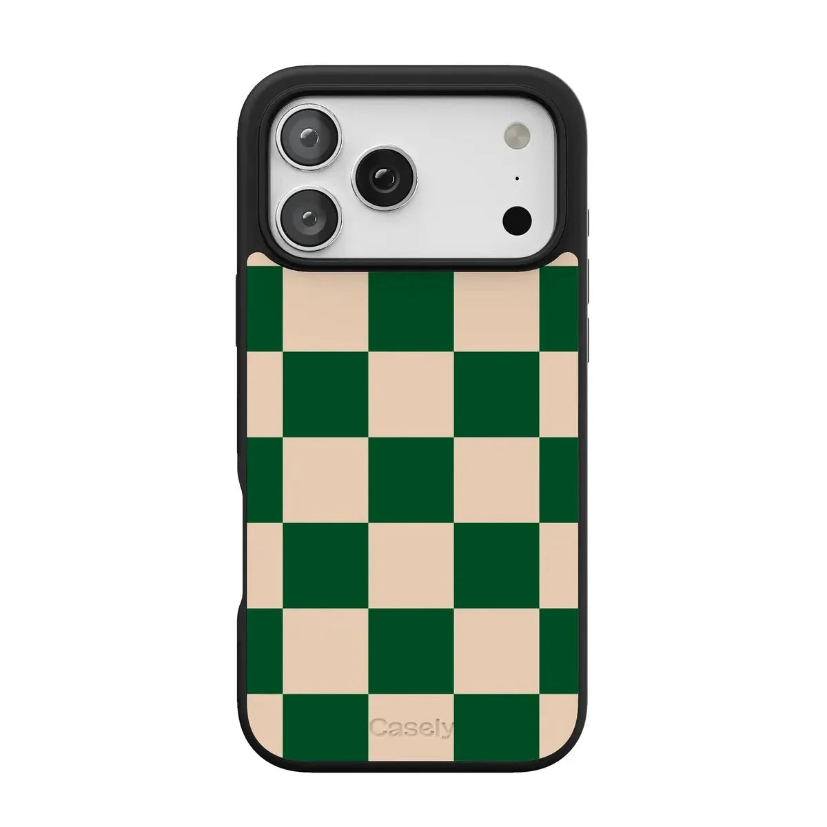 Fit Check | Green Checkerboard Case iPhone Case get.casely Align + MagSafe® iPhone 17 Pro Max