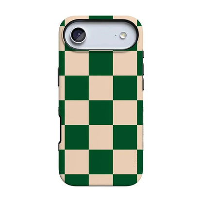 Fit Check | Green Checkerboard Case iPhone Case get.casely Bold Flex + MagSafe® iPhone 17 Air