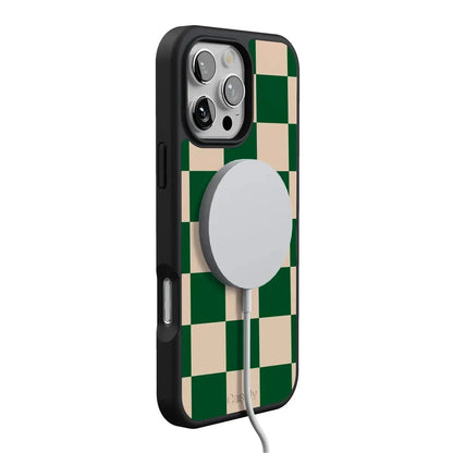 Fit Check | Green Checkerboard Case iPhone Case get.casely