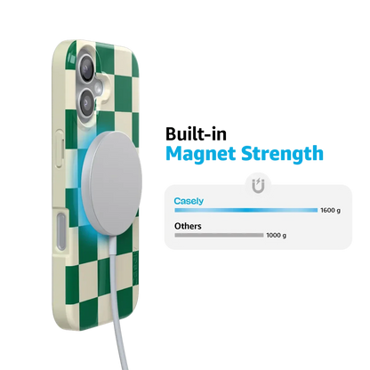 Fit Check | Green Checkerboard Case iPhone Case get.casely