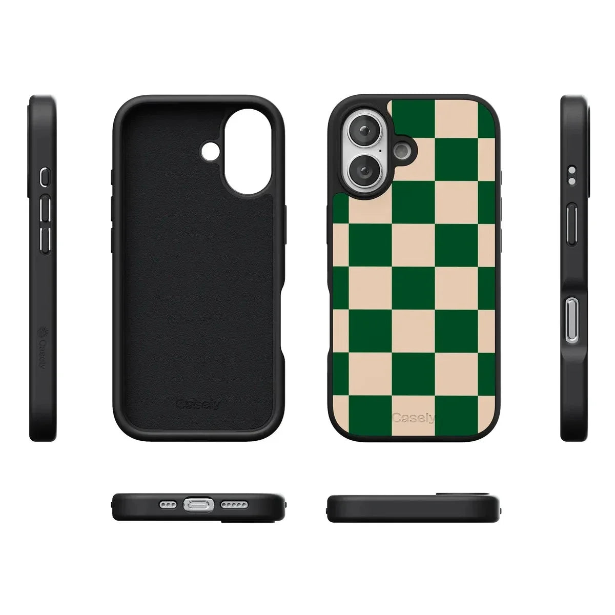 Fit Check | Green Checkerboard Case iPhone Case get.casely