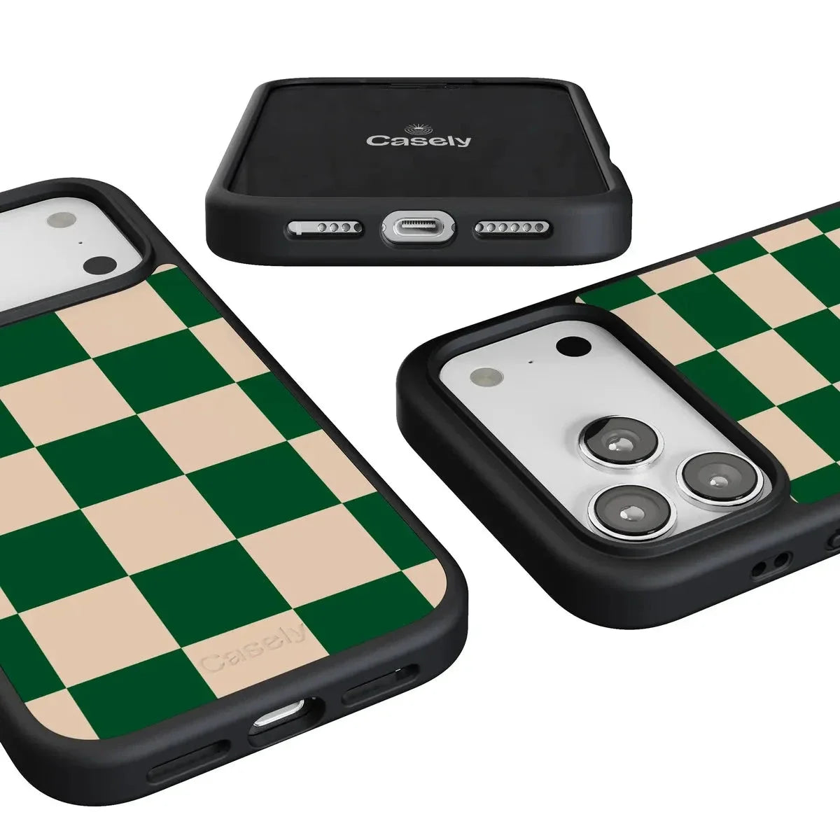Fit Check | Green Checkerboard Case iPhone Case get.casely