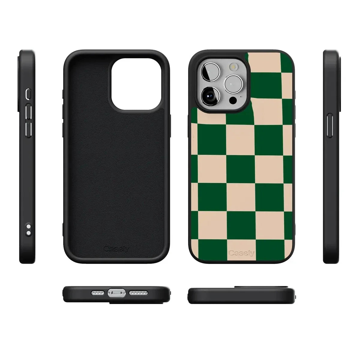 Fit Check | Green Checkerboard Case iPhone Case get.casely