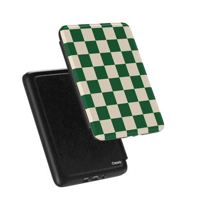Fit Check | Green Checkerboard Kindle Case Kindle Case get.casely