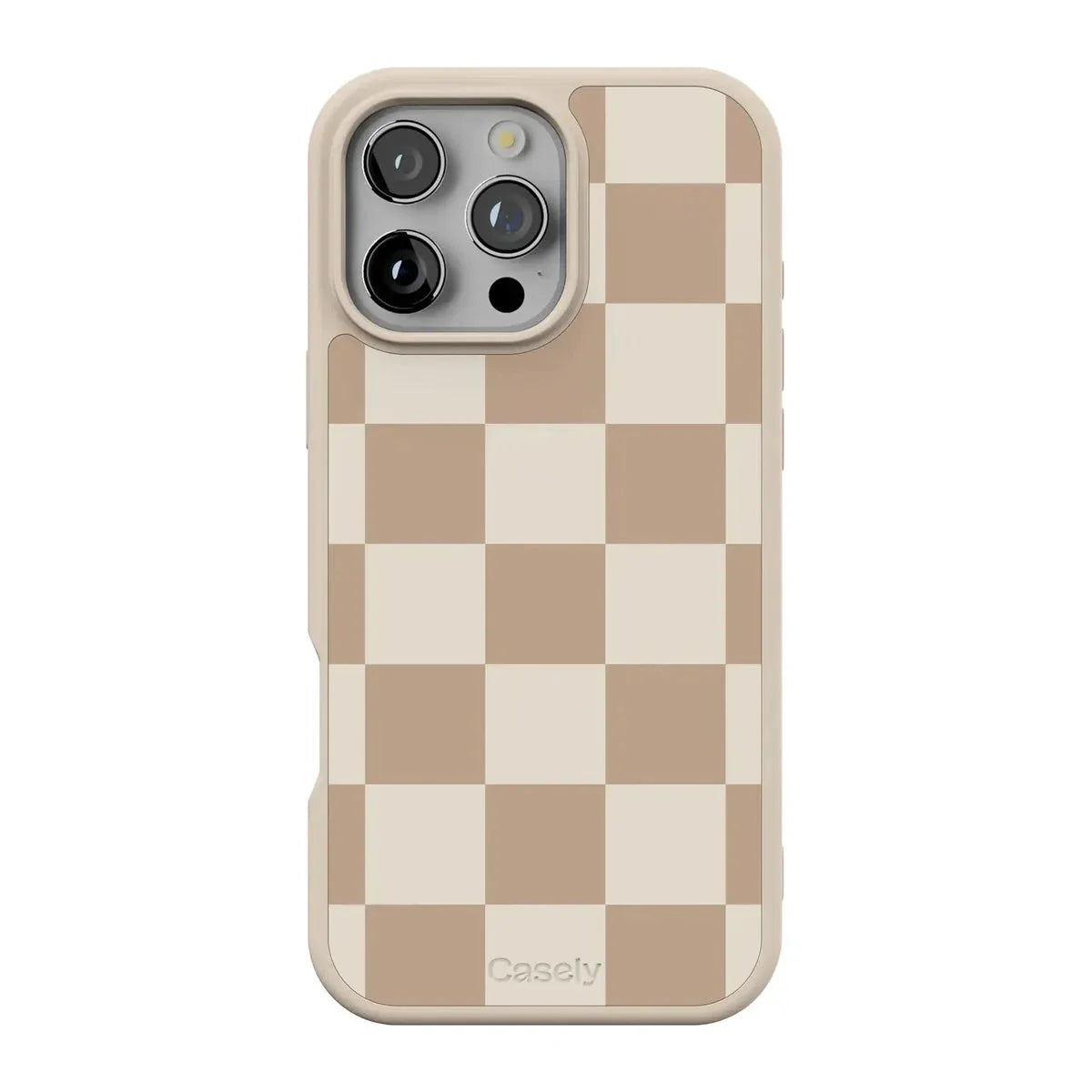 Fit Check | Neutral Checkerboard Case iPhone Case get.casely Align + MagSafe® iPhone 16 Pro Max