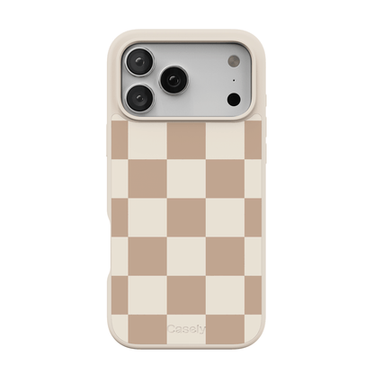 Fit Check | Neutral Checkerboard Case iPhone Case get.casely Align + MagSafe® iPhone 17 Pro Max