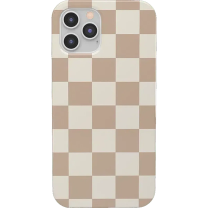 Fit Check | Neutral Checkerboard Case iPhone Case get.casely Classic iPhone 12 Pro Max