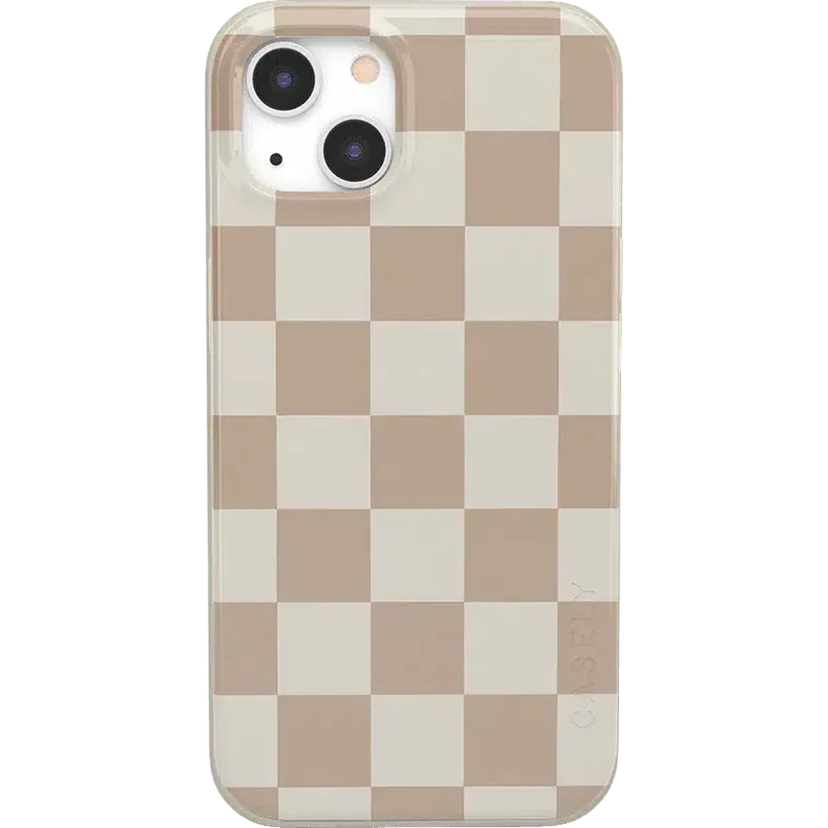 Fit Check | Neutral Checkerboard Case iPhone Case get.casely Classic iPhone 13 Mini