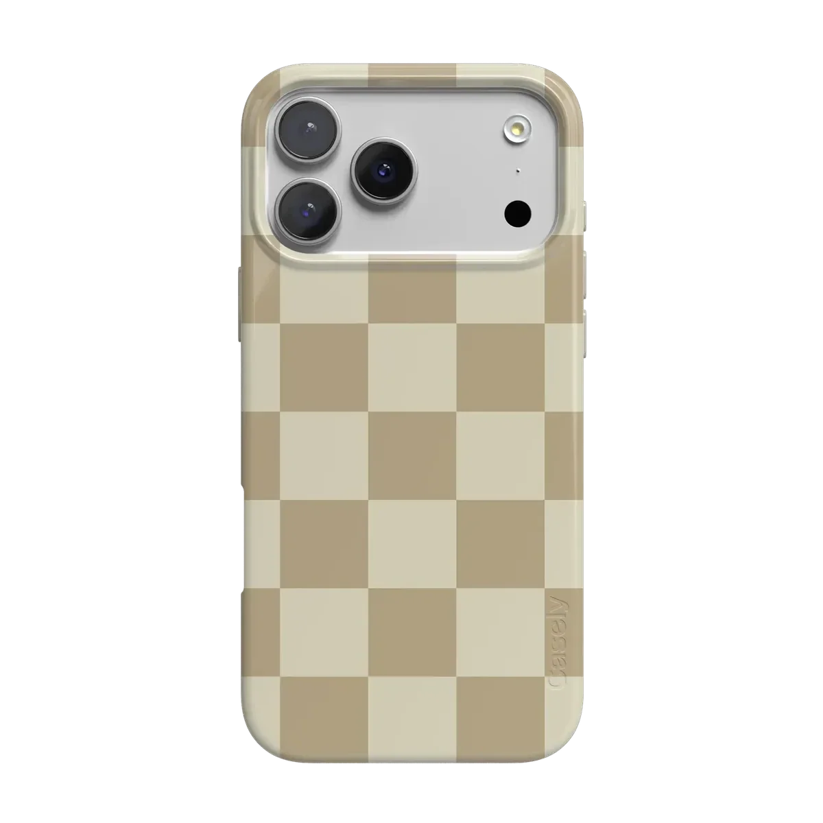 Fit Check | Neutral Checkerboard Case iPhone Case get.casely Classic + MagSafe® iPhone 17 Pro Max