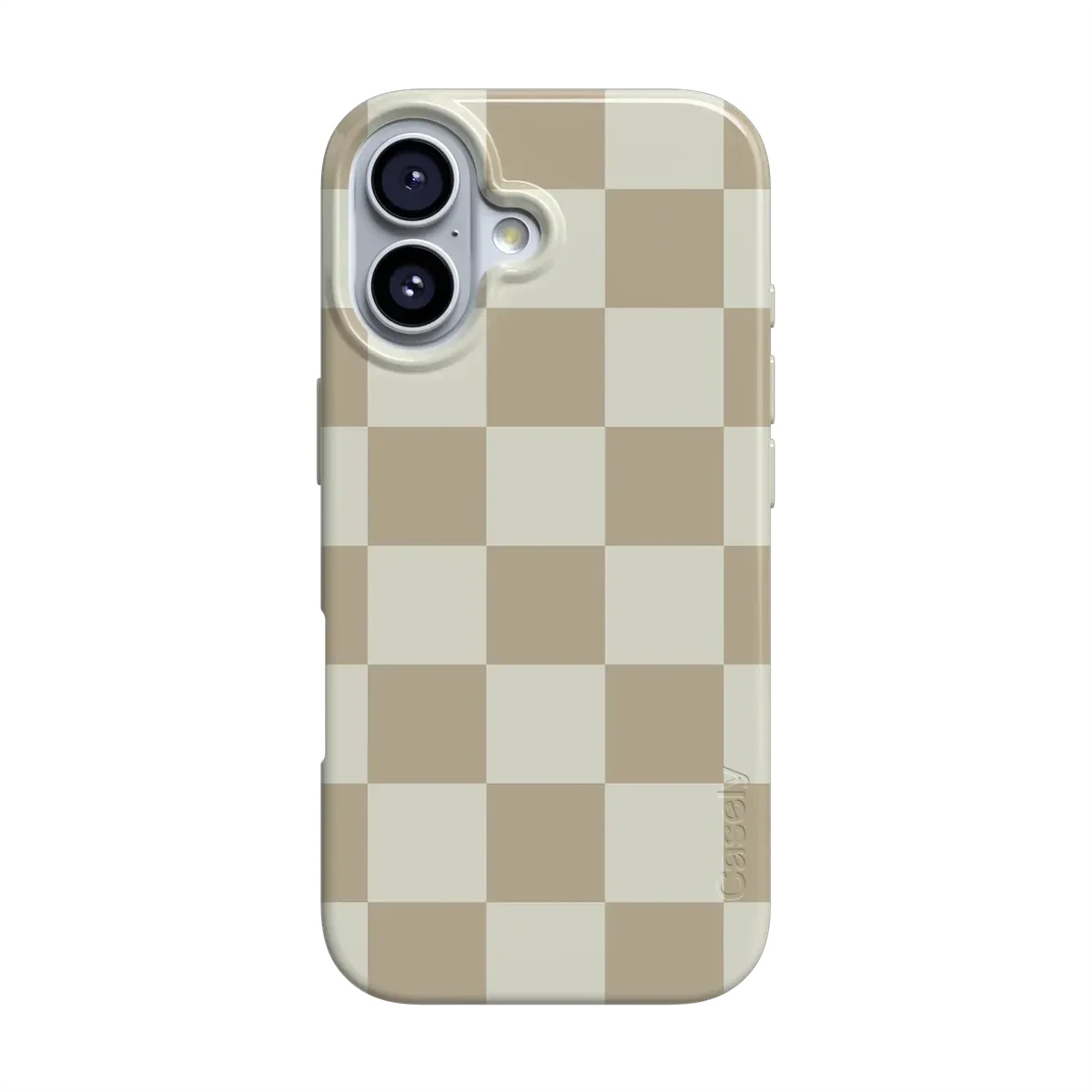 Fit Check | Neutral Checkerboard Case iPhone Case get.casely Classic + MagSafe® iPhone 17