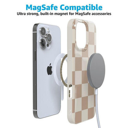 Fit Check | Neutral Checkerboard Case iPhone Case get.casely