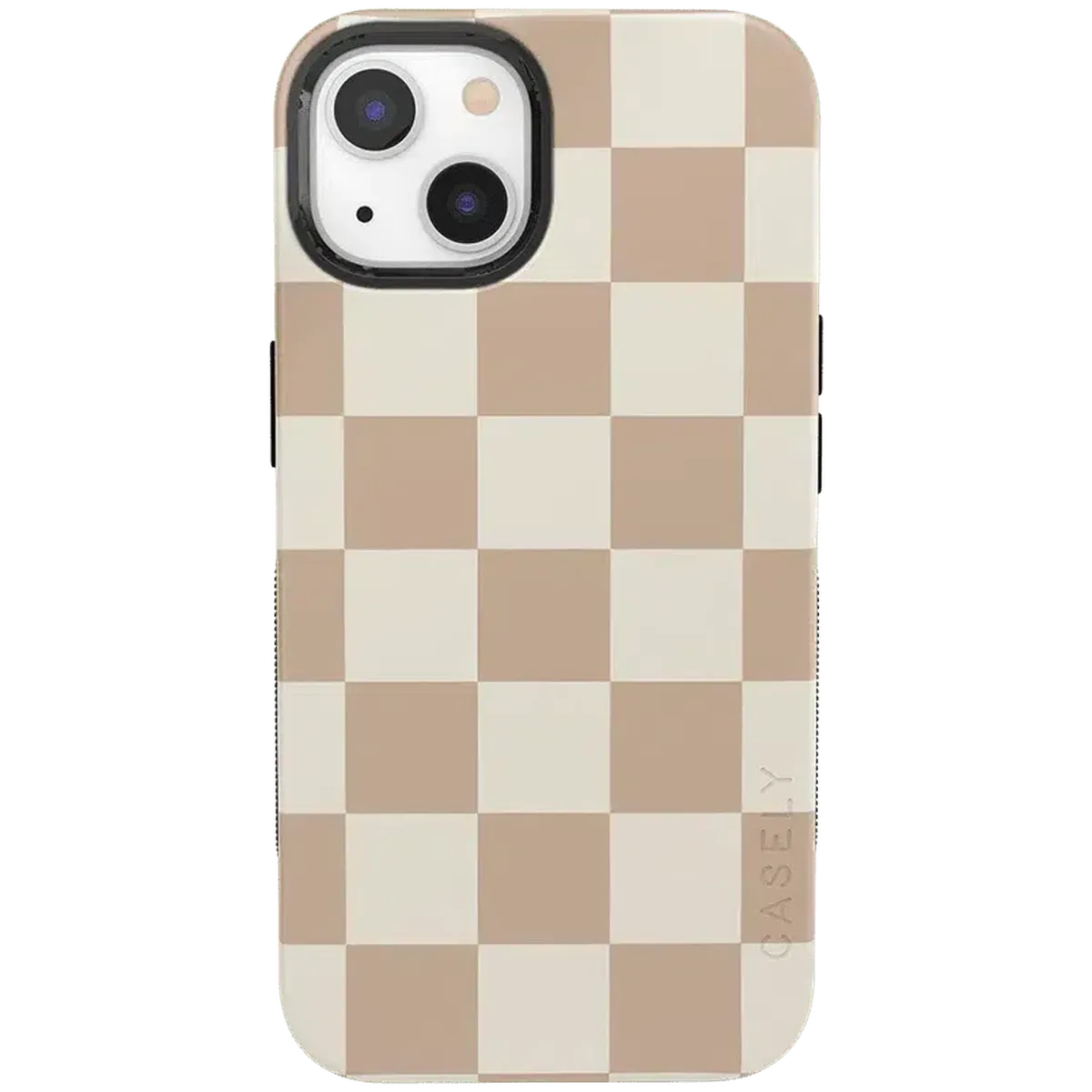 Fit Check | Neutral Checkerboard Case iPhone Case get.casely