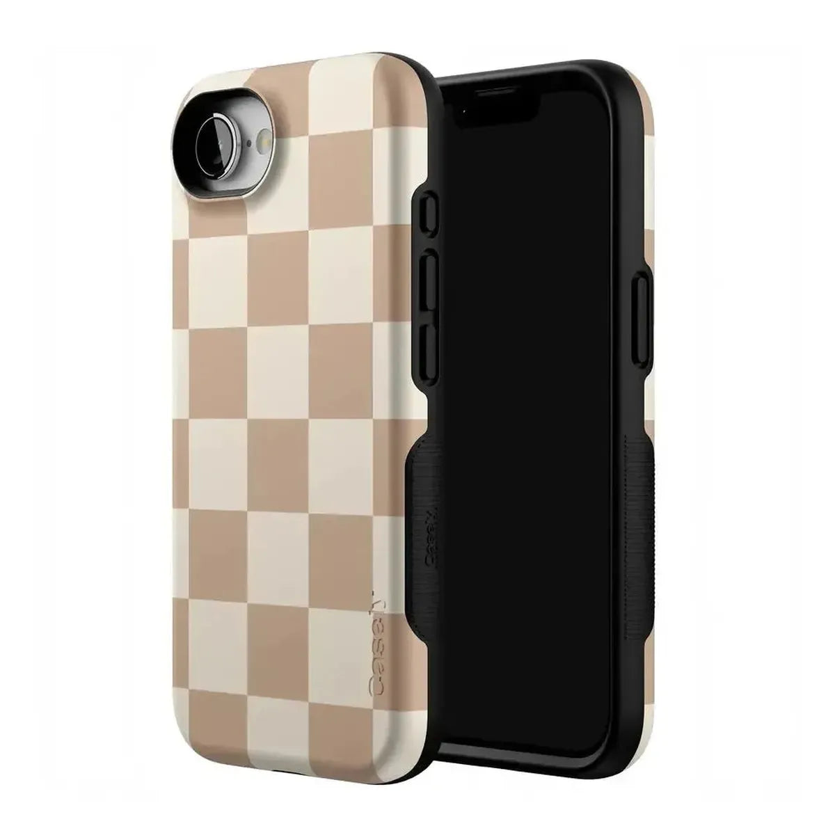 Fit Check | Neutral Checkerboard Case iPhone Case get.casely