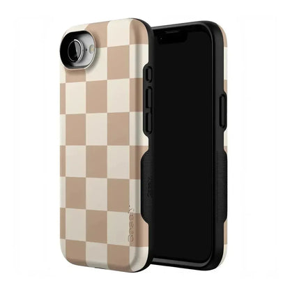 Fit Check | Neutral Checkerboard Case iPhone Case get.casely