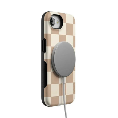 Fit Check | Neutral Checkerboard Case iPhone Case get.casely