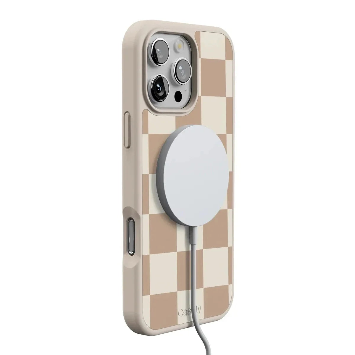 Fit Check | Neutral Checkerboard Case iPhone Case get.casely