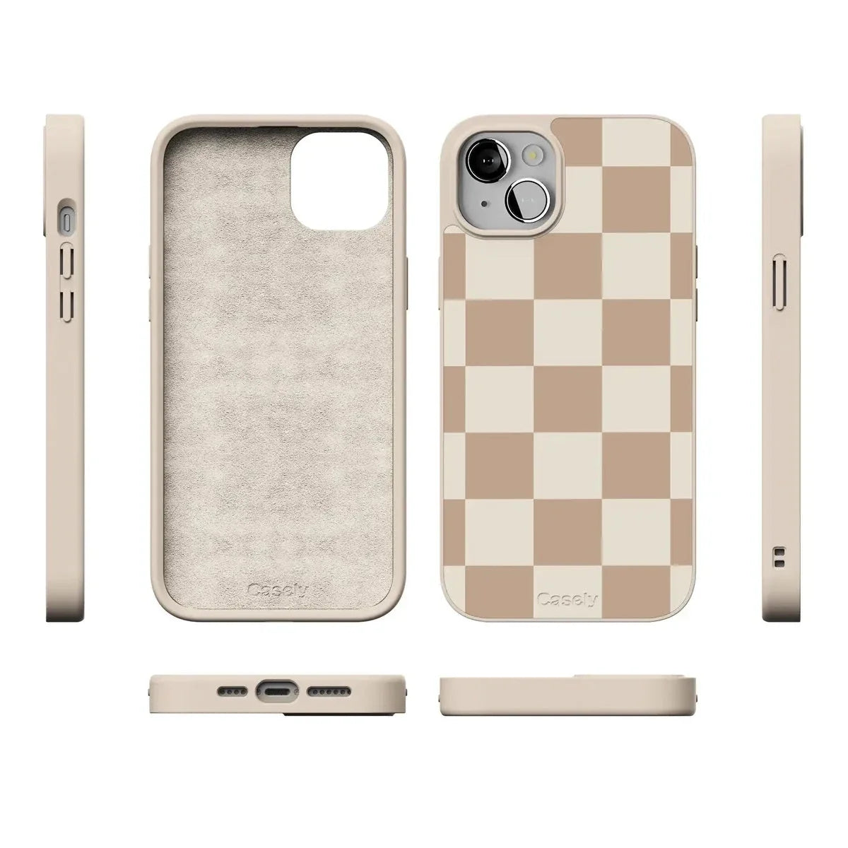 Fit Check | Neutral Checkerboard Case iPhone Case get.casely