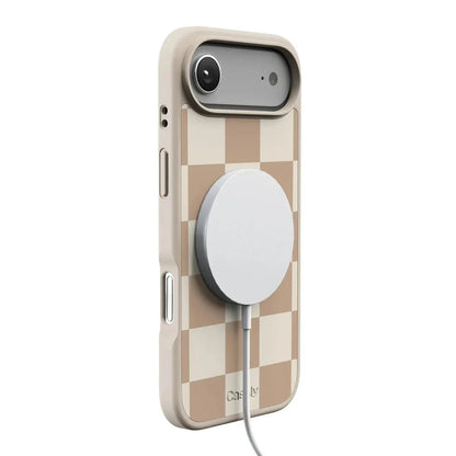 Fit Check | Neutral Checkerboard Case iPhone Case get.casely