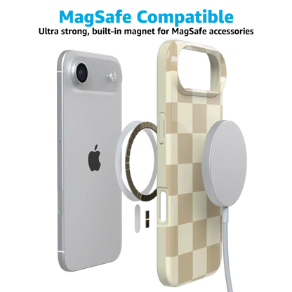 Fit Check | Neutral Checkerboard Case iPhone Case get.casely