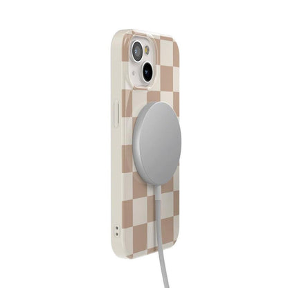 Fit Check | Neutral Checkerboard Case iPhone Case get.casely